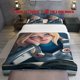 thumbnail image 1 of 3pcs Lala Theme Printed Three Piece Bedding Set Soft Quilt Cover And Two Pillowcases, 1 of 5