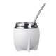 thumbnail image 1 of Mate Torpedo Termico Acero Inoxidable 280 Ml Con Bombilla blanco, 1 of 5