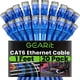 thumbnail image 1 of Cable Ethernet Cat 6 De 1 Pie (30 Cm) 10 Gbps Paquete De 20 Azul, 1 of 9