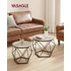thumbnail image 2 of Juego de mesa de café VASAGLE Small Round Greige/Black Steel x2, 2 of 9