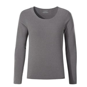 Andesland - Polera Primera Capa Micropolar Cuello Redondo Sin Costuras Mujer
