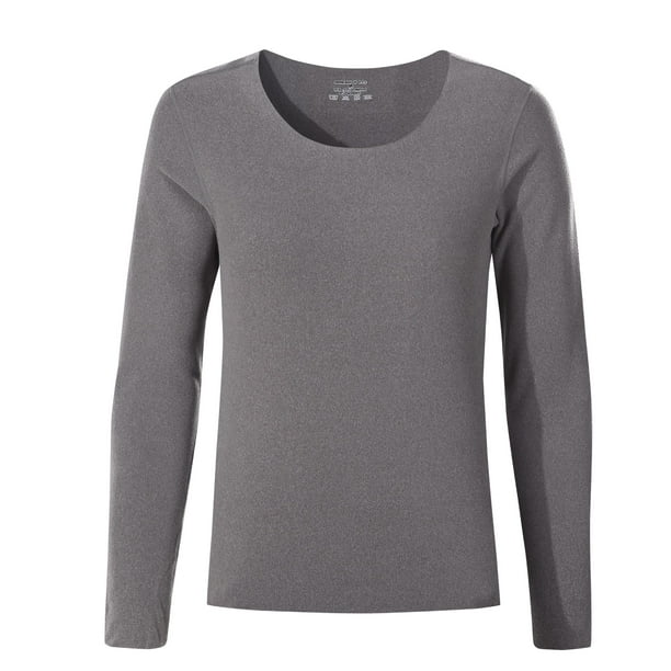 Polera Primera Capa Micropolar Cuello Redondo Sin Costuras Mujer