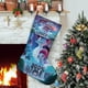 thumbnail image 1 of 200% Lobo Tema: Calcetines de Navidad, fino lino blanco para colgar en escaleras y chimenea, decoración navideña para el hogar, regalo de Navidad.54cm×38cm, 1 of 5