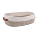 thumbnail image 4 of Cesta De Algodón Tarcha Tejida Organizador De Baño Bin Para Sala De Estar Gabinete Casero Gray And White, 4 of 5