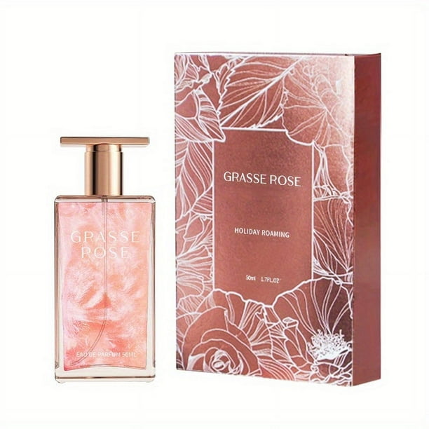 Rose Perfume Gift Box, Colorful Quicksand, Bright, High-Grade Perfume, Lasting Fragrance, Rose Fragrance, Holiday Roaming Perfume Gift Box