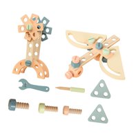 Magideal - Juego De Herramientas De Madera, Juguete De Desmontaje De Tuercas, Habilidades Básicas, Juego De Construcción Montessori Para Actividades, Educación, , Pequeña Pequeño