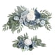 thumbnail image 3 of Flor Artificial Swag Hojas Verdes Colgando Para Telón De Fondo Fiesta Boda Coche Blanco Azul, 3 of 5