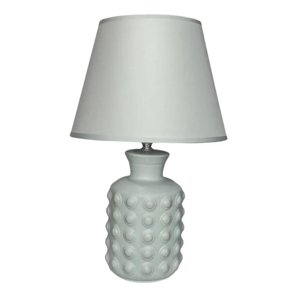 Lampara De Velador Lampara De Mesa Ceramica Diseño Pop gris