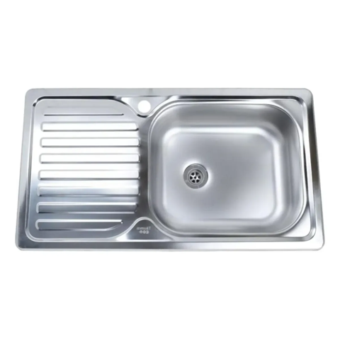 Taumm - Lavaplatos Empotrado Simple 80X44 Secador Izquierdo