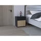 thumbnail image 1 of Velador 1 Puerta 1 Cajon Grayson 55,0x50x37,6 Cm Wengue Y Fresno, 1 of 3