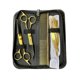 thumbnail image 2 of Set de Tijeras Profde Peluquería Dorado 6 Pulgadas 5 Pcs, 2 of 3