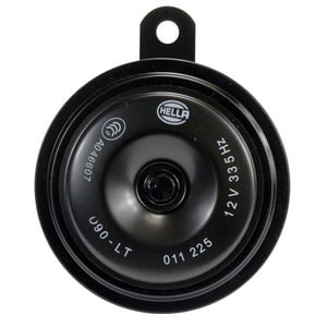 Hella - Bocina Tipo Plato 12V 2X60W 335/435Hz (Par) Negro