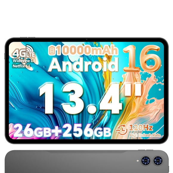 Tablet TECLAST T65 de 13,4" 256 GB, 26 GB de RAM, 10000 mAh, Android 16