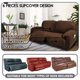 thumbnail image 2 of Funda de terciopelo para sofá reclinable extra ancho ULTICOR de 2 plazas, 2 of 7