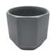 thumbnail image 5 of Macetero Maceta De Ceramica Gris Lineas Verticales L, 5 of 8