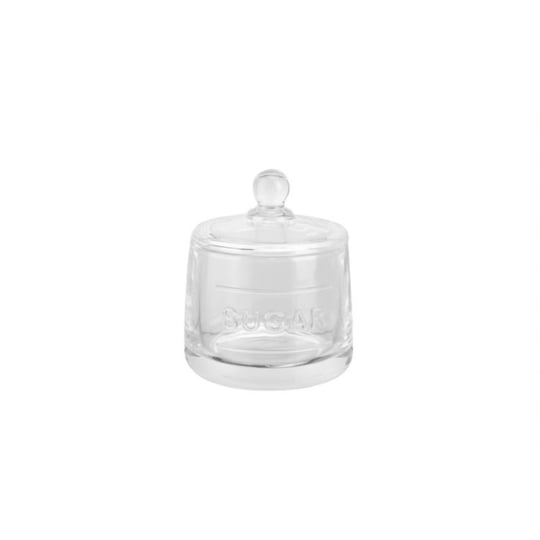Azucarero Emboss Vidrio 10.3x9.1 Cm 1 Pieza Transparente 1 Un Mainstays