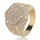 thumbnail image 1 of Anillos Brillantes Punky de Rapero de Lujo a la Moda Hexagonales para Hombre Cool Iced out Hip Hop Zirconia Cúbica Dominantes Anillos para Hombre, 1 of 9