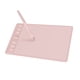 thumbnail image 1 of Tableta de dibujo HUION Inspiroy 2 pequeña con lápiz capacitivo rosa, 1 of 9