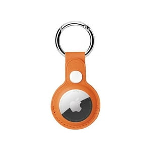 Genérico - Llavero/Funda Compatible Apple Airtag Localizdor Naranja
