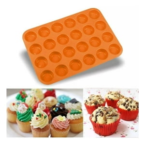 Genérico - Molde Cupcakes 24 Mini Cupcakes Molde Para Tortas Reposteria
