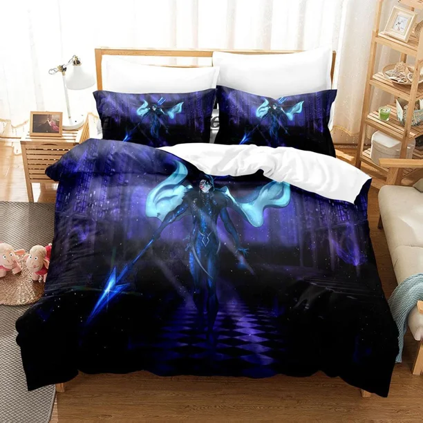2024 Kawaii Genshin Impact Pantalone Single Twin Full Queen King Size Aldult Boys Bedroom Duvet Cover Sets Cartoon Bedding Set