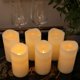 thumbnail image 3 of Velas sin llama H-BLOSSOM de cera auténtica parpadeante con temporizador de 5 horas, 3 of 7