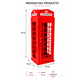 thumbnail image 3 of Figura Decorativa Cabina Telefonica D Londres Hierro Fundido 70cm, 3 of 6