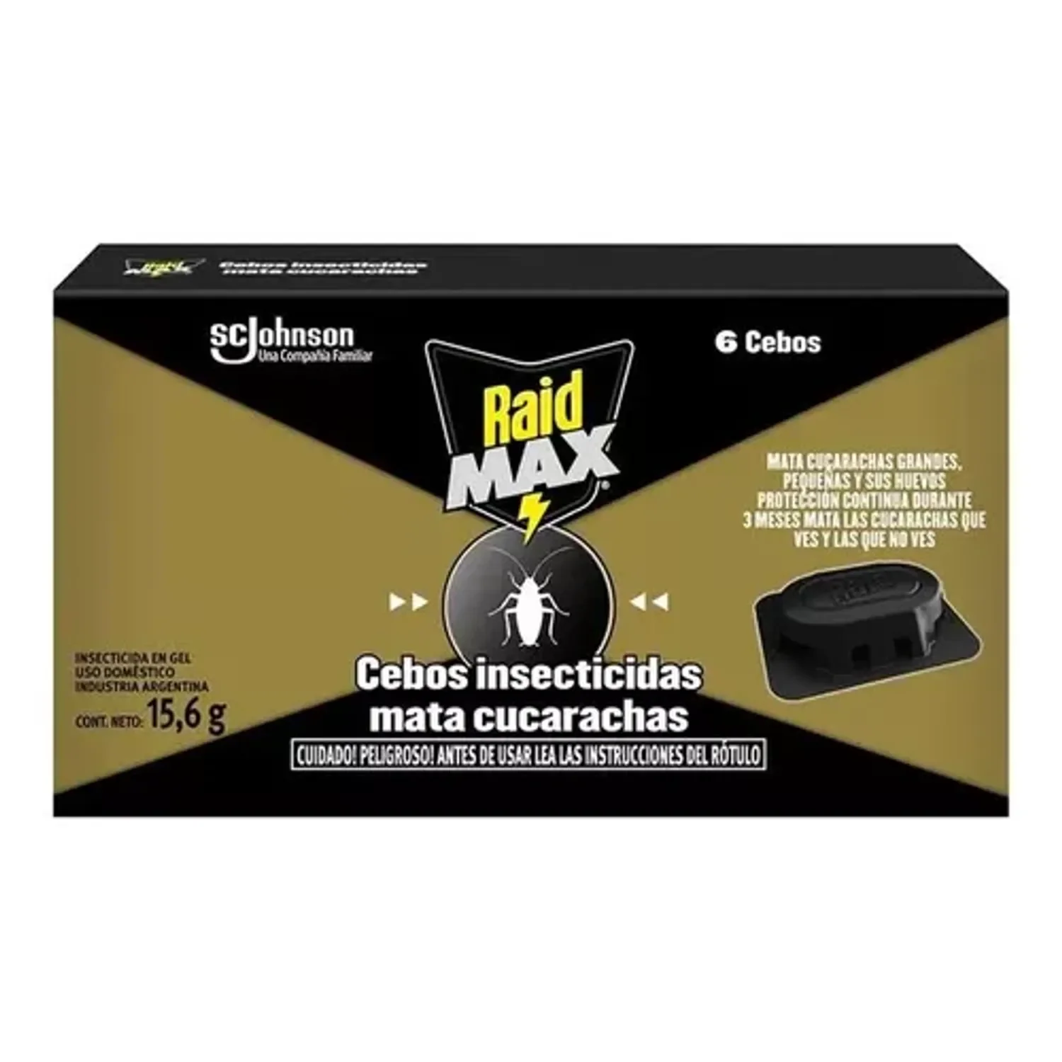 Cebos Mata Cucarachas 6u 15.6g Raid Max