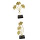 thumbnail image 5 of 2 Uds Escultura De Hojas De Metal Ornamento De Hoja De Ginkgo Para Decoración De Sala De Estar, 5 of 5