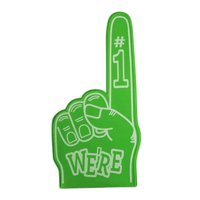 Bothyi - Guantes De Mano De Espuma Gigantes Con Dedos De Espuma Gigantes Para Fiestas, Escuelas, Actividades Al Aire Libre, Color Verde