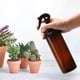 thumbnail image 5 of Paquete de 12 pulverizadores de plástico Botellas con Negro Niebla fina – Contenedor de spray recargable de 16 oz para soluciones de limpieza, plantas, Cacampanao, 5 of 7