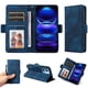 thumbnail image 1 of Carcasa FOXDOCK Xiaomi Redmi Note 12 5G de cuero PU, diseño acolchado clásico, protección contra caídas y rayones, 1 of 5
