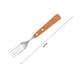 thumbnail image 2 of Tenedor Acero 19cm Mango Madera Mesa Cocina Utensilios, 2 of 3