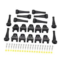 Magideal - Conector Del Inyector De Combustible De 10 Piezas Ev1 Ev14 Fácil De Instalar Conector De 2 Pines