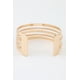 thumbnail image 2 of Pulsera Brazalete Abierto Multi Torcido Fashnzfab, 2 of 3