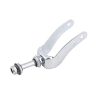 Ioensy - Horquilla De Rueda Reemplazo De Silla De Ruedas Fácil De Instalar, Para Salón Oficina Al Aire Libre 11,5X5,3 Cm