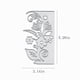 thumbnail image 2 of Plantillas De Troquelado De Metal Con Diseño De Flor De Diente De León Y Lirio Color Plata, 2 of 6