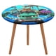 thumbnail image 1 of Mighty MonsterWheelies-theme Fitted Round Tablecloths Elastic Edged Table Covers Waterproof Table Cloth for Kitchen Holiday Party Tables Decor 120cm, 1 of 6