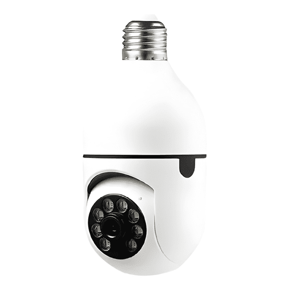 Camara De Seguridad Inalambrica 360° Tipo Ampolleta Pro Red