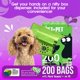 thumbnail image 3 of Bolsas para excrementos de perro PET N PET con aroma a lavanda, 200 unidades, rollos, 3 of 6
