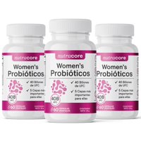Probióticos Mujer Salud Vaginal 40 Billones - Pack 3X60 Cápsulas Vegetales | Nutracore