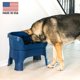 thumbnail image 2 of Cuencos Elevados para Perro Neater Pet Brands Deluxe Antigoteo Azul, 2 of 9