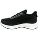thumbnail image 4 of Zapatillas de Hombre con Suela Blanca PG5220 Negro, 4 of 5