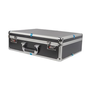 Ioensy - Estuche Rígido De Transporte Protector De Micrófono Multifuncional Con Esponja Precortada Negro 47X35.5X15Cm