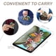 thumbnail image 4 of Brown y Amigos Porta Pasaporte y Cartera de Viaje Premium de Cuero PU, Funda de Pasaporte Bloqueo RFID con Ranuras para Tarjetas de Crédito, Estuche para Libro de Pasaporte para Familia 10cm × 15cm, 4 of 6