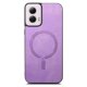 thumbnail image 3 of Magnetic Slim Case for Motorola Moto G Play 2024 5G with Camera Guard & Anti-Scratch Back Purple, 3 of 5