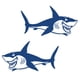 thumbnail image 1 of 2 Pieces Shark Vinil Calcomanías Pegatinas Kayak Canoe Fishing Boat Car Gráficos, 1 of 3