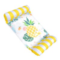 Ioensy - Hamaca Inflable Agua Juguete De Agua Viaje Hamaca De Agua A La Deriva Amarillo