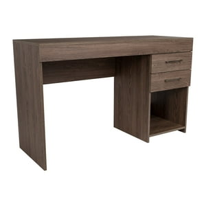 Fm Furniture - Escritorio Fm Con 2 Cajones Café Oscuro 75X120X45,7 Cm