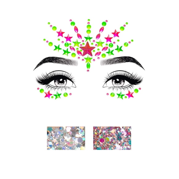 Set de pegatinas Body Jewel Leg Avenue Vibe Jewels